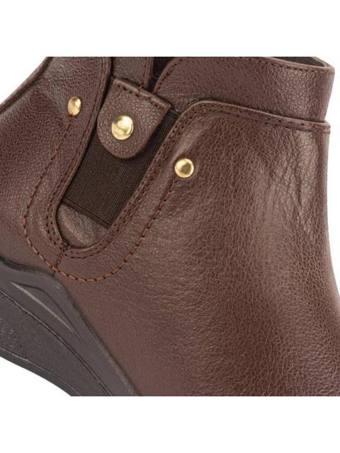 BOTIN PIEL VACUNO ELASTCO CAFE SHOSH - Imagen 6