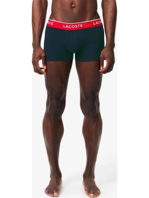 BOXERS LACOSTE SET 3 BOXER AZUL MARINO LACOSTE - Imagen 5