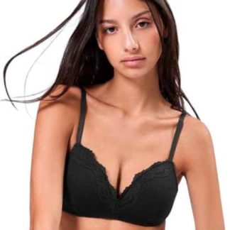 BRASIER COPA TRIANGULAR NEGRO LOVE TO LOUNGE