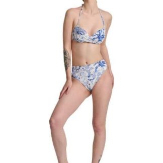 BRASIER DE BIKINI ESTAMPADO AZUL HOLLY LAND
