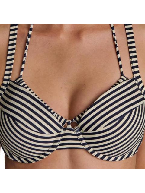 BRASIER DE BIKINI RAYAS AZUL MARINO HOLLY LAND - Imagen 5