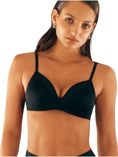 BRASIER SIN VARILLA NEGRO LOVE TO LOUNGE - Imagen 2