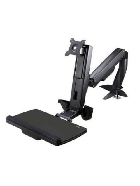 STARTECH ESTACION DE TRABAJO DE PIE Y SENTADO HASTA 8KG PARA MONITOR 24 NEGRO - Imagen 3