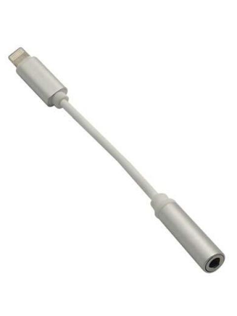 BROBOTIX ADAPTADOR LIGHTNING MACHO - 3.5MM HEMBRA BLANCO - Imagen 2