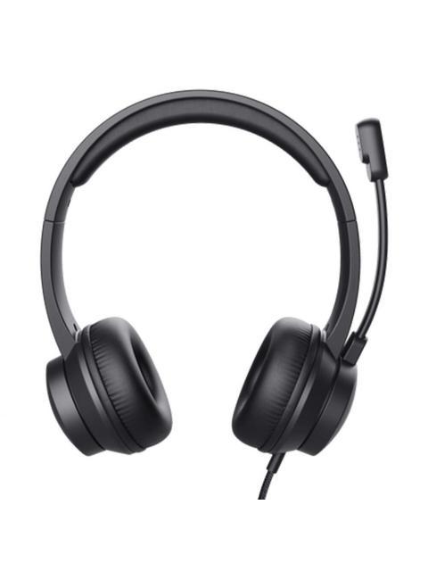 BROBOTIX AUDIFONOS CON MICROFONO 406054 ALAMBRICO USB NEGRO