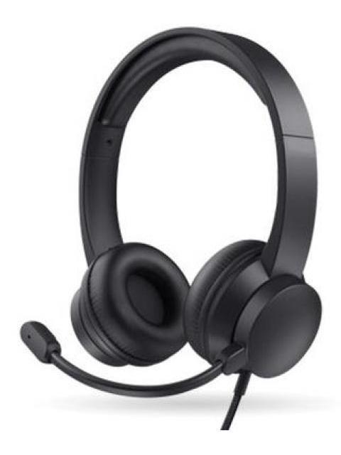 BROBOTIX AUDIFONOS CON MICROFONO 406054 ALAMBRICO USB NEGRO - Imagen 3