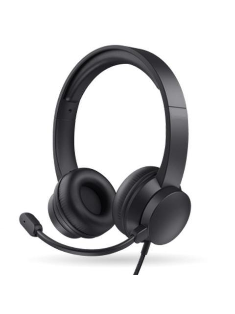 BROBOTIX AUDIFONOS CON MICROFONO 406054 ALAMBRICO USB NEGRO - Imagen 4