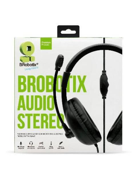 BROBOTIX AUDIFONOS GAMER 963012 ALAMBRICO 1.5 METROS 3.5MM NEGRO - Imagen 8