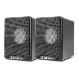 BROBOTIX BOCINAS MULTIMEDIA 963937 ALAMBRICO 2.0 CANALES USB-3.5MM NEGRO