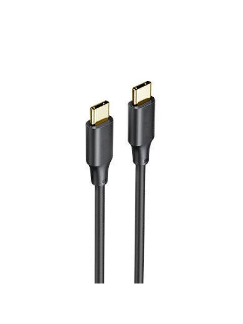 BROBOTIX CABLE USB C MACHO - USB C MACHO 2 METRO NEGRO - Imagen 3