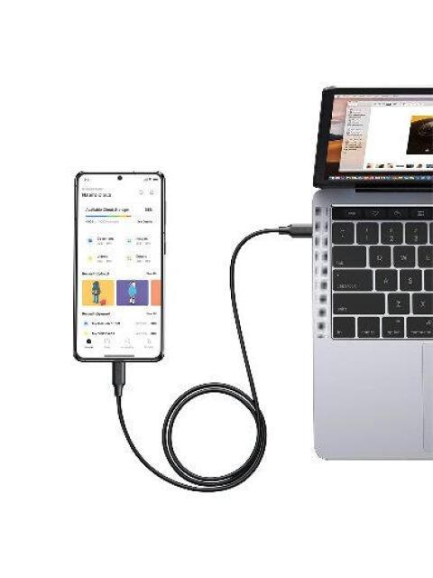 BROBOTIX CABLE USB C MACHO - USB C MACHO 2 METRO NEGRO - Imagen 5
