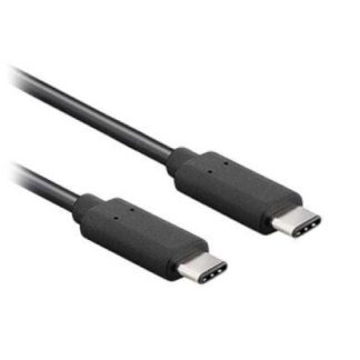 BROBOTIX CABLE USB C MACHO - USB C MACHO 2 METROS NEGRO