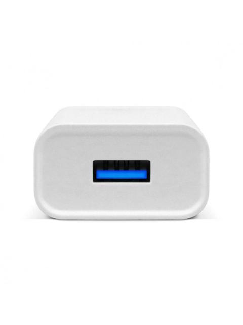 BROBOTIX CARGADOR DE PARED 6001318 5V 1X USB-A BLANCO - INCLUYE CABLE USB A - USB C - Imagen 3