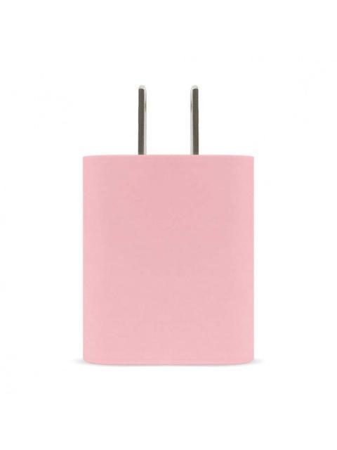 BROBOTIX CARGADOR DE PARED 6001332 5V 1X USB-A ROSA - INCLUYE CABLE USB A - USB C - Imagen 4