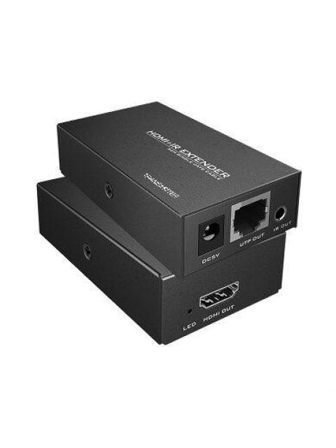 BROBOTIX EXTENSOR DE VIDEO HDMI ALAMBRICO CAT5E 1X HDMI 50 METROS