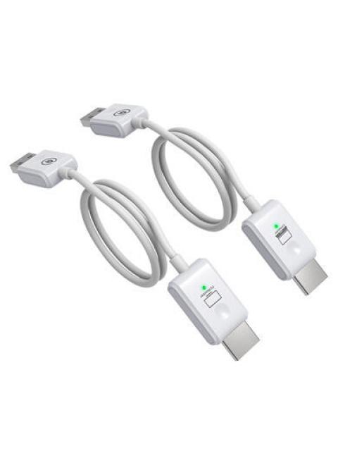 BROBOTIX EXTENSOR HDMI INALAMBRICO HASTA 50 METROS BLANCO - Imagen 2