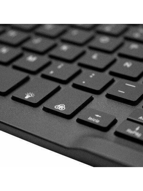 BROBOTIX FUNDA CON TECLADO UNIVERSAL 6006535 PARA TABLET 10 - 11.6 NEGRO - Imagen 3