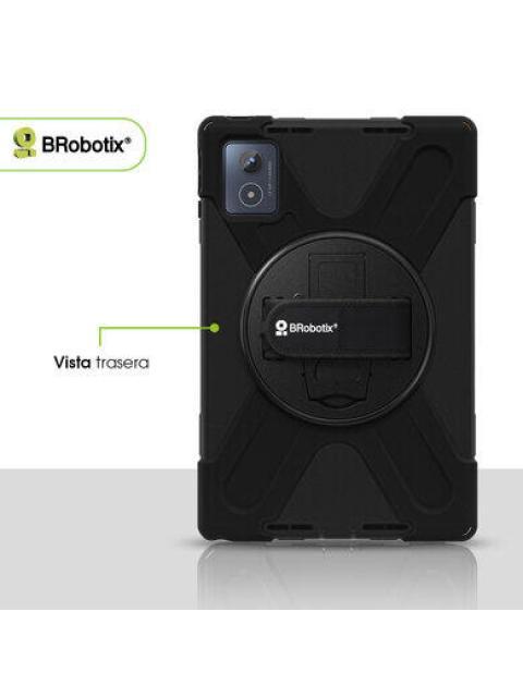 BROBOTIX FUNDA USO RUDO DE SILICONA PARA TABLET K11 PLUS TB352XU 11 NEGRO - Imagen 4