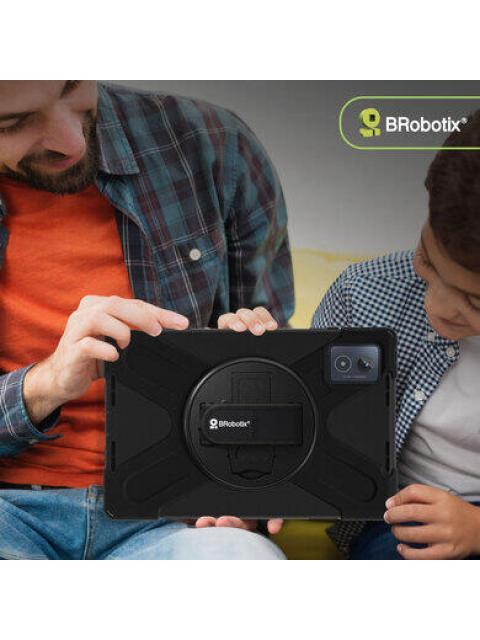 BROBOTIX FUNDA USO RUDO DE SILICONA PARA TABLET K11 PLUS TB352XU 11 NEGRO - Imagen 5