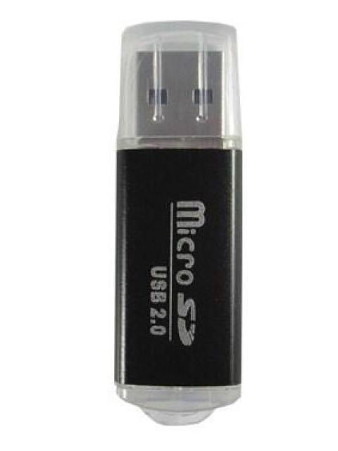 BROBOTIX LECTOR DE MEMORIA MICROSD USB 2.0 480MBIT-S NEGRO