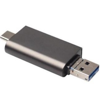 BROBOTIX LECTOR DE TARJETAS OTG SD-MICRO-SD USB-A-USB-C