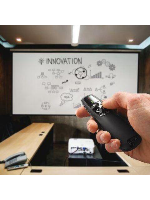 BROBOTIX PRESENTADOR Y APUNTADOR LASER INALAMBRICO USB NEGRO 497356 - Imagen 5
