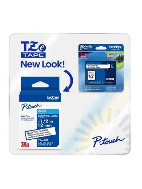 BROTHER CINTA TZE241G NEGRO TRANSFERENCIA TERMICA 18 MM X 8 METROS 1 PIEZA