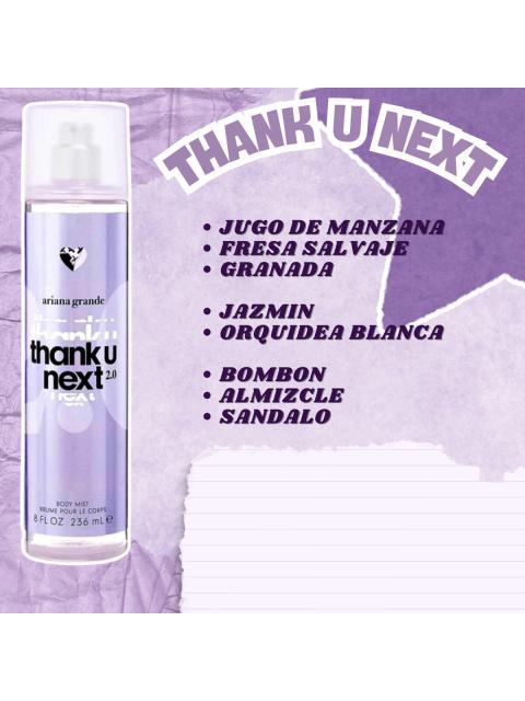 BRUMA CORPORAL THANK U NEXT 2.0 DE ARIANA GRANDE 236 ML - Imagen 4