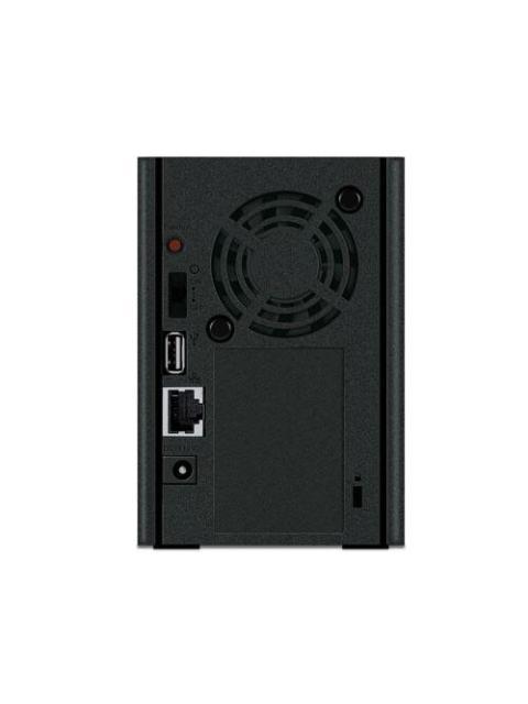 NAS BUFFALO LINKSTATION 220D SOHO 2 BAHIAS 12TB MARVELL ARMADA 370 0.80GHZ USB NEGRO LS220D1202B - Imagen 3