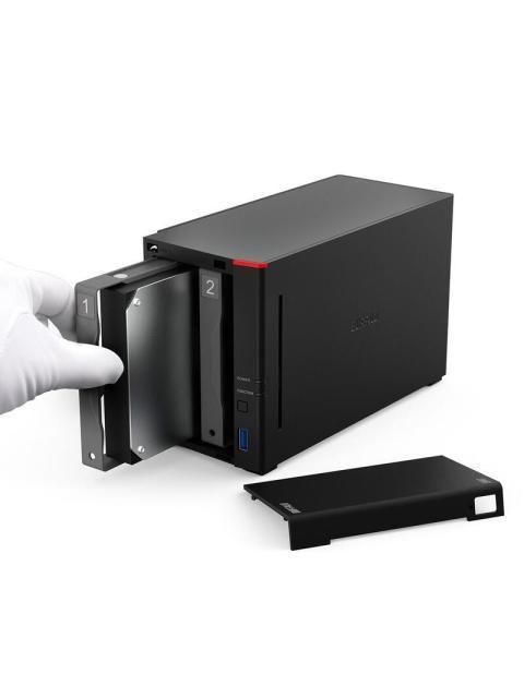 BUFFALO LINKSTATION LS720D NAS DE 2 BAHIAS 8TB HEXA-CORE 1.30GHZ USB 2.0-3.2 RJ-45 NEGRO  INCLUYE DISCOS DUROS - Imagen 6