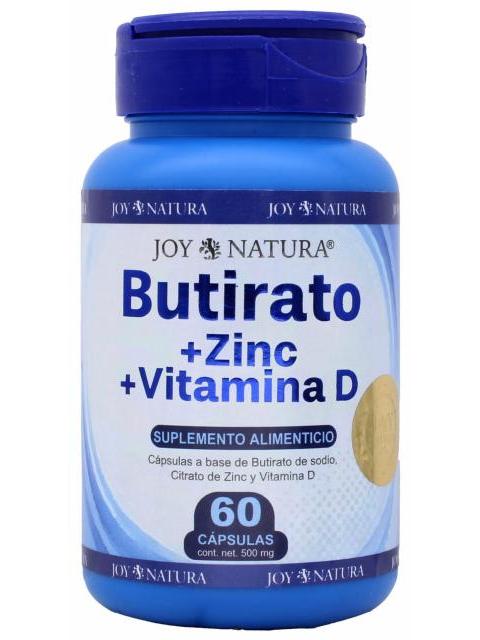 BUTIRATO ZINC VITAMINA D 60 CAP JOY NATURA