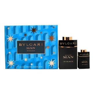 BVLGARI MAN IN BLACK SET DE 2 PZ CON MINIATURA PARA HOMBRE