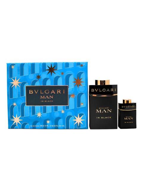 BVLGARI MAN IN BLACK SET DE 2 PZ CON MINIATURA PARA HOMBRE
