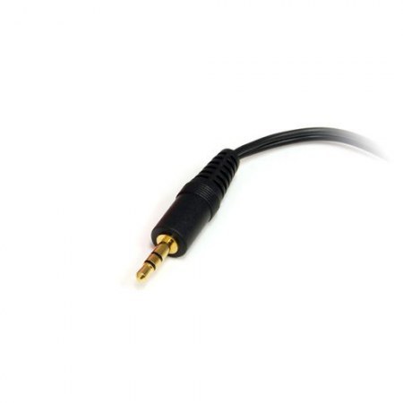 STARTECH CABLE 3.5MM MACHO - 2X RCA HEMBRA 1.8 METROS NEGRO - Imagen 3