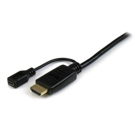 STARTECH CABLE CONVERTIDOR ACTIVO HDMI Y MICRO-USB - VGA 1.8 METROS NEGRO - Imagen 2