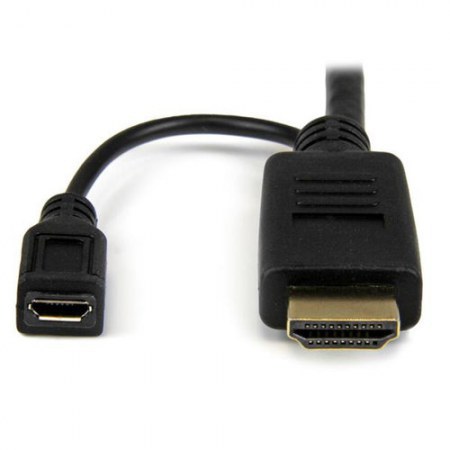 STARTECH CABLE CONVERTIDOR ACTIVO HDMI Y MICRO-USB - VGA 1.8 METROS NEGRO