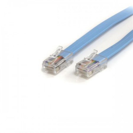 STARTECH CABLE ROLLOVER DE CONSOLA CISCO ETHERNET RJ-45 MACHO - MACHO 1.8 METROS AZUL - Imagen 3