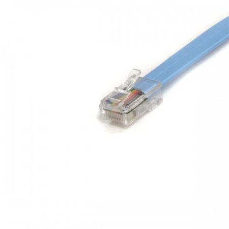 STARTECH CABLE ROLLOVER DE CONSOLA CISCO ETHERNET RJ-45 MACHO - MACHO 1.8 METROS AZUL - Imagen 4