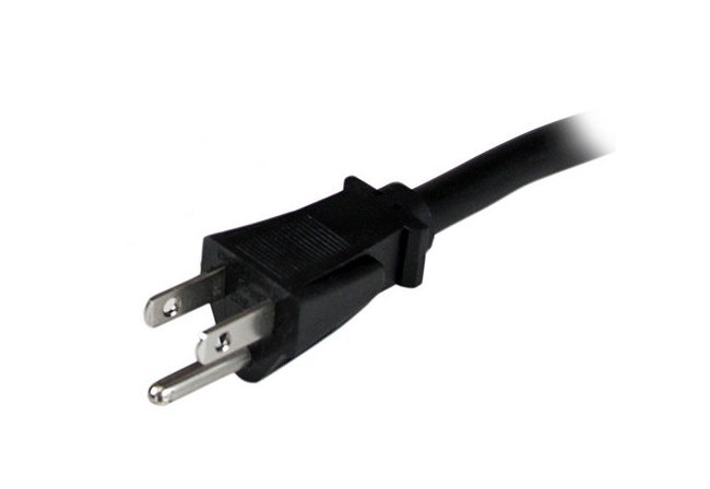 STARTECH CABLE DE PODER NEMA 5-15P MACHO - C15 MACHO 2.4 METROS NEGRO - Imagen 4