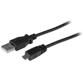 STARTECH  CABLE ADAPTADOR USB A MACHO - MICRO USB B MACHO 30CM NEGRO