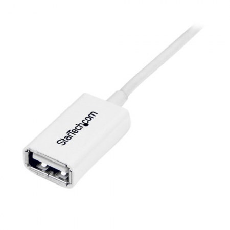 STARTECH CABLE USB A MACHO - USB A HEMBRA 3 METROS BLANCO - Imagen 3