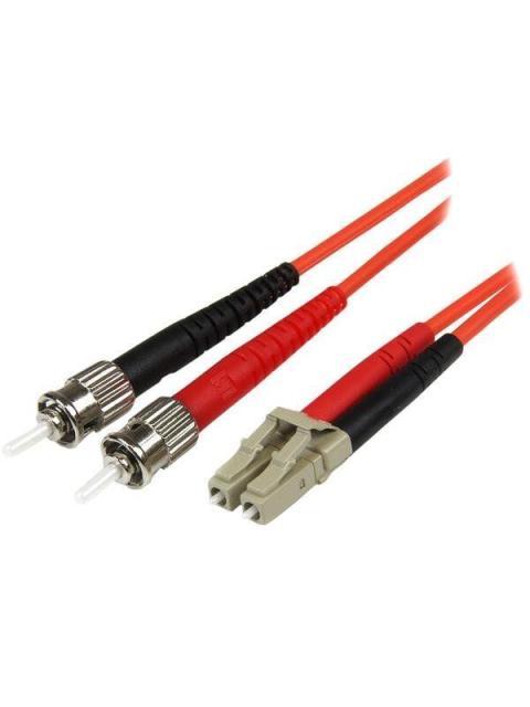 STARTECH  CABLE FIBRA OPTICA LC MACHO - ST MACHO 50-125 5 METROS ROJO - Imagen 6
