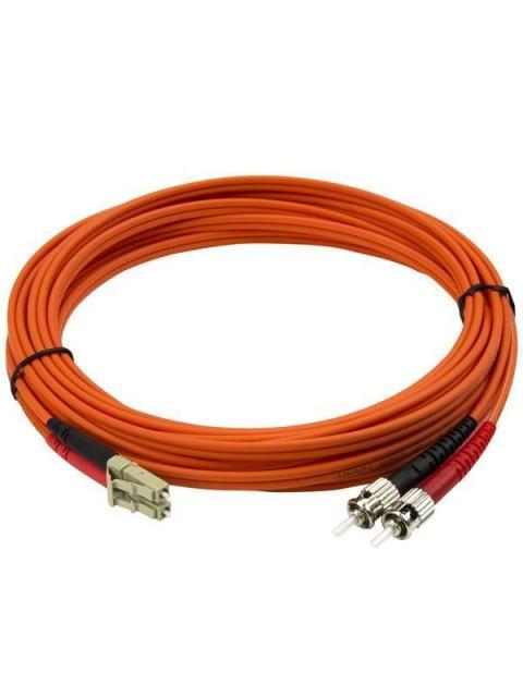 STARTECH  CABLE FIBRA OPTICA LC MACHO - ST MACHO 50-125 5 METROS ROJO - Imagen 7