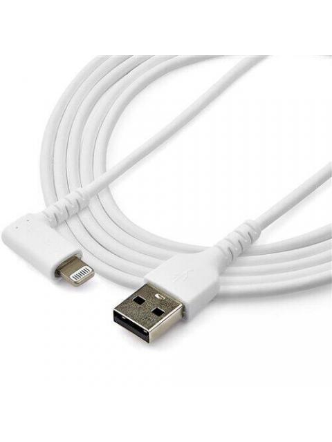 STARTECH CABLE DE CARGA CERTIFICADO MFI USB A MACHO - LIGHTNING MACHO 2 METROS BLANCO PARA IPOD-IPHONE-IPAD - Imagen 4