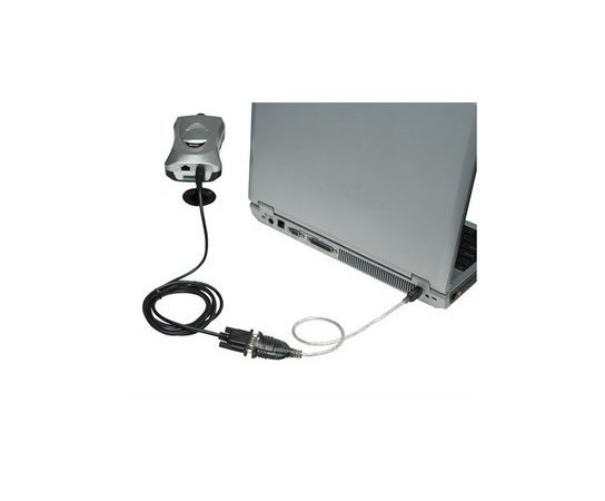 MANHATTAN ADAPTADOR USB A - SERIAL RS-232 0.45 METROS TRANSPARENTE - Imagen 2