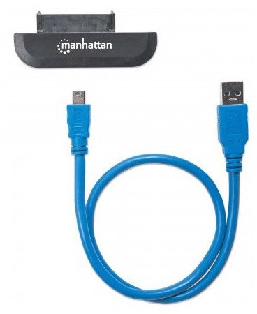 MANHATTAN ADAPTADOR SUPERSPEED USB 3.0 MACHO - SATA 2.5 MACHO 40CM - Imagen 3