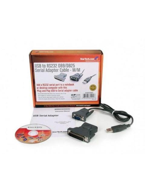 STARTECH CABLE USB 2.0 MACHO - DB9 MACHO 90CM GRIS - Imagen 7