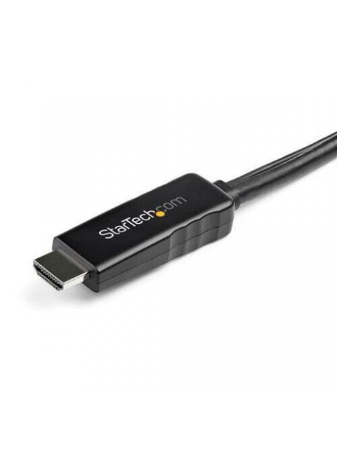 STARTECH  CABLE HDMI 1.4 MACHO - DISPLAYPORT 1.2 MACHO 4K 30HZ 3 METROS NEGRO - Imagen 3