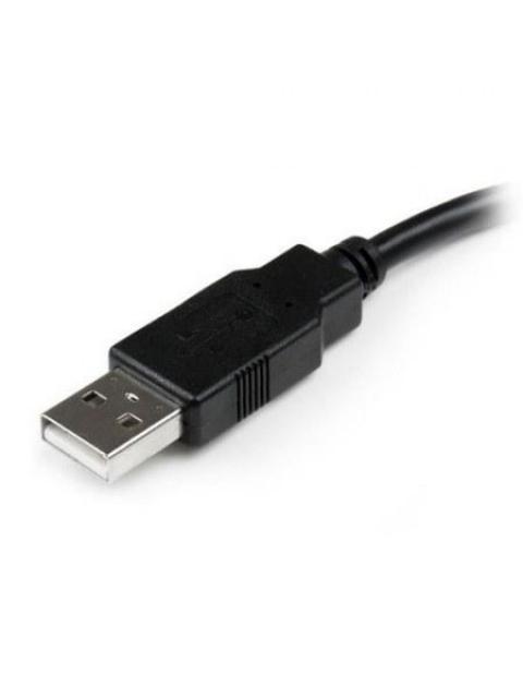 STARTECH  CABLE DE EXTENSION USB 2.0 MACHO - HEMBRA 15CM NEGRO - Imagen 3