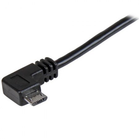 STARTECH CABLE MICRO USB CON ANGULO DERECHO 1 METRO NEGRO - Imagen 3